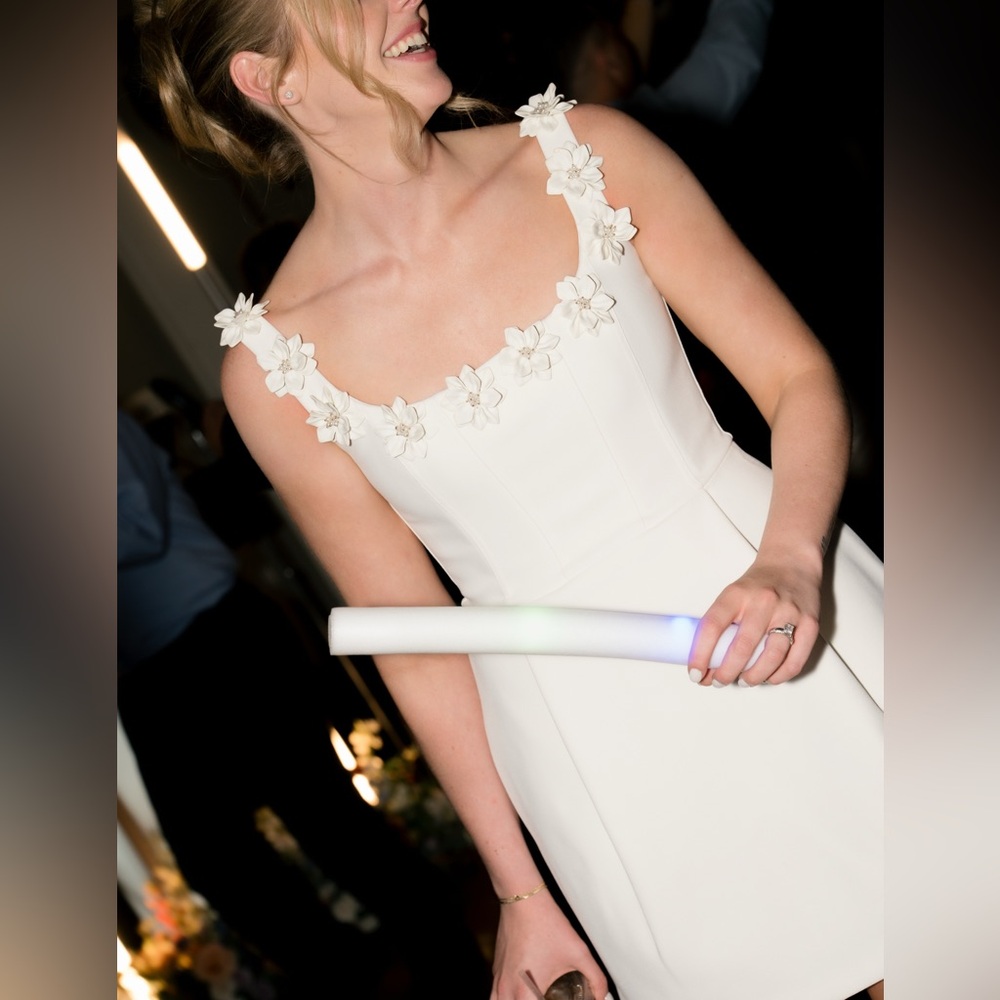 Nadine Merabi White Cindy Dress